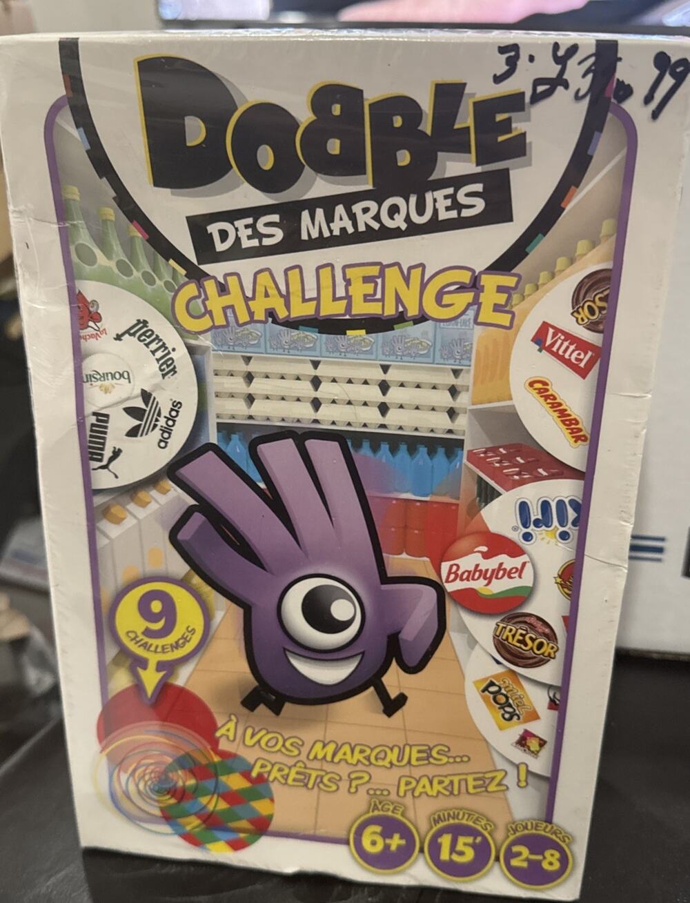 Rare Dobble Des Marques Challenge French Edition Spot It Brand Logo Game